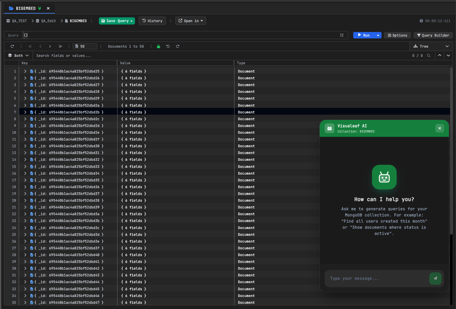 AI Helper - Get intelligent assistance for your MongoDB queries